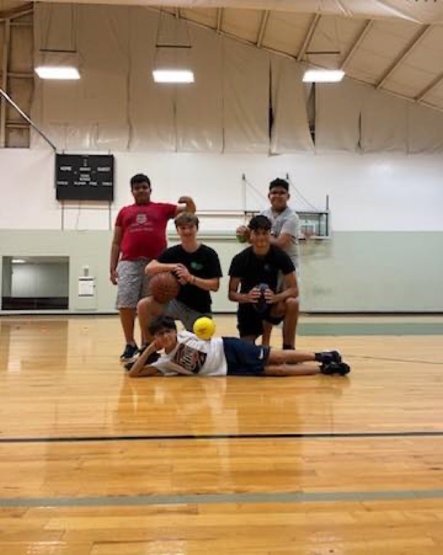 Gym fun at NERC camp