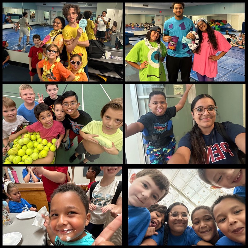 Day camp recreation activities at NERC